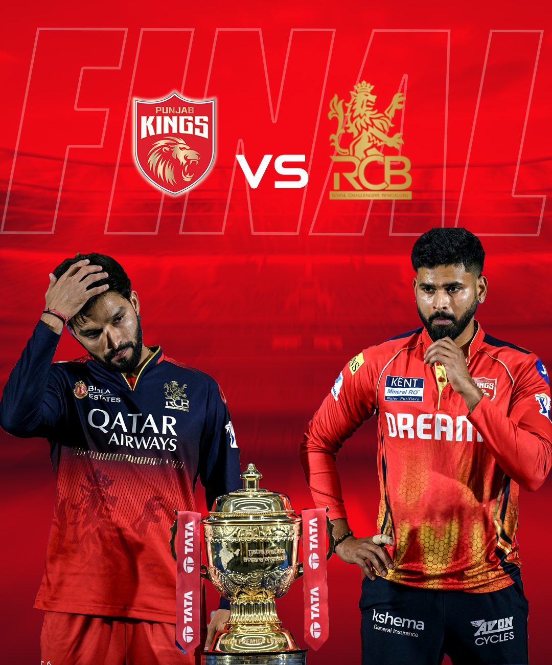 ২০২৫ আইপিএল ফাইনাল: প্রথম শিরোপার খোঁজে আরসিবি ও পাঞ্জাব কিংস মুখোমুখি
