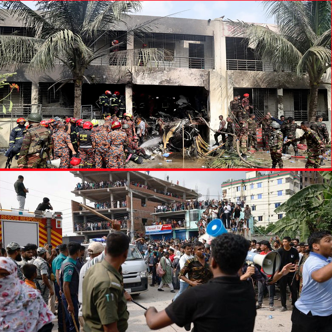 Bangladesh Air Force Jet Crash Kills 27, Including 25 Children, at Dhaka School